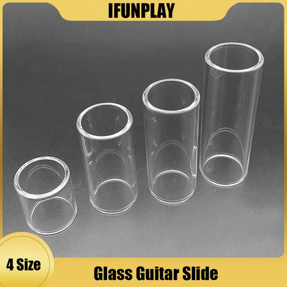 1Pcs Guitar Slide Finger Slider Electric Guitar String Slide Glass Tube Finger Protect Knuckle 28/51/60/70Mm Guitarra Parts