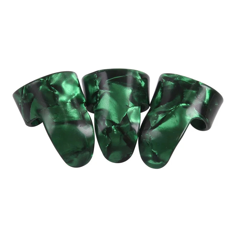 1/3PCS Thumb Finger Guitar Picks Celluloid Mediator Guitar Plectrums Picks Bass Acoustic Guitar Electric Guitar Accessories
