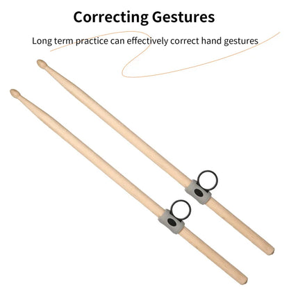 Drum Stick Controller Beginner Rack Drummer Corrector Drum Stick Anti-Off Device Drum Stick Finger Sleeve Drum Stick Accessories