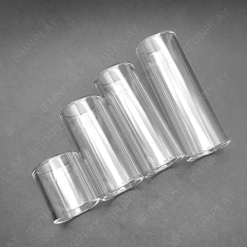 1Pcs Guitar Slide Finger Slider Electric Guitar String Slide Glass Tube Finger Protect Knuckle 28/51/60/70Mm Guitarra Parts