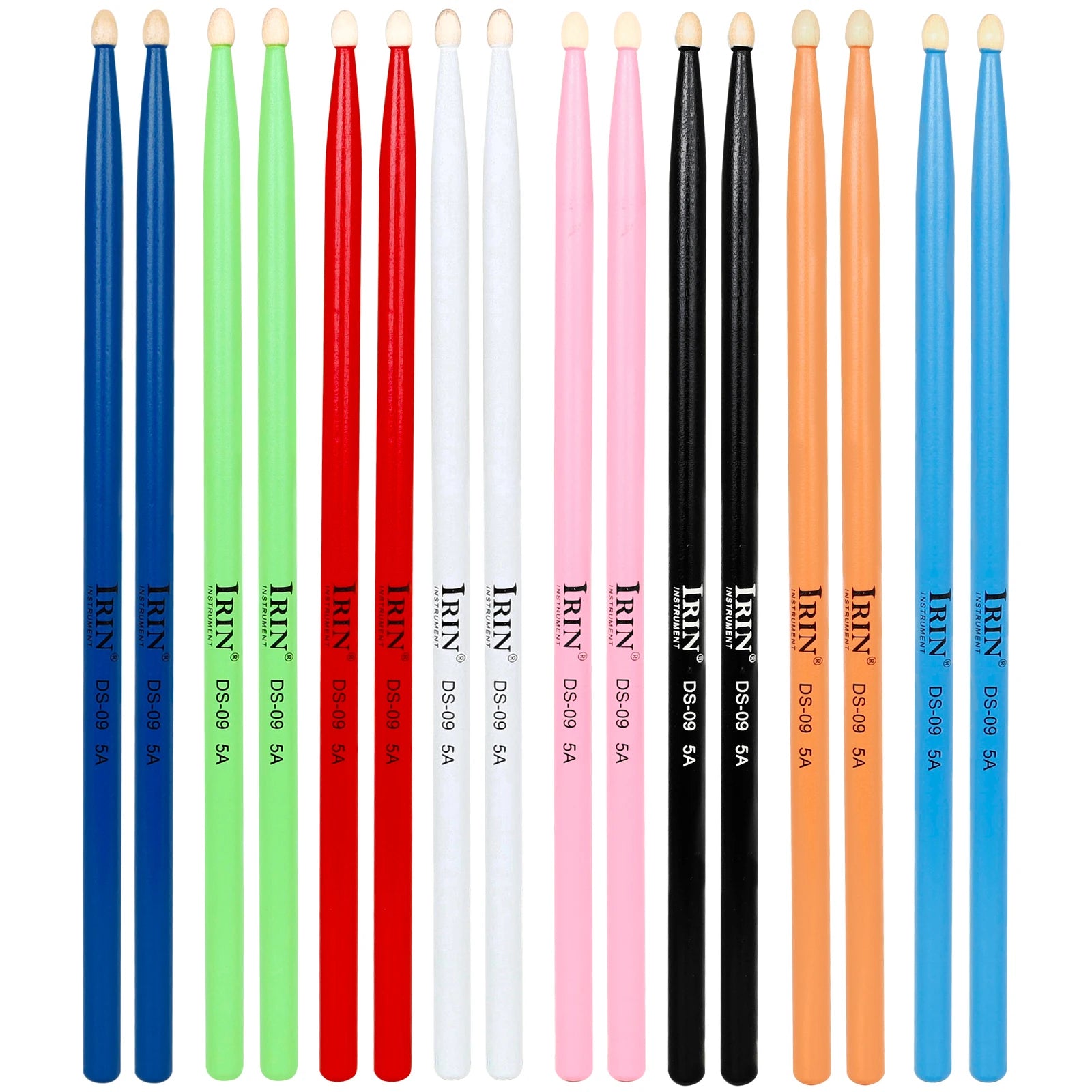 5A Drumstick Maple Drum Sticks DS-09 Multicolor Drum Mallets Professional Percussion Musical Instrument Accessories Parts